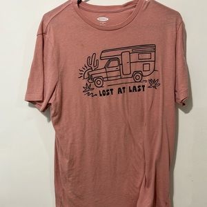 Pink lost at last shirt
